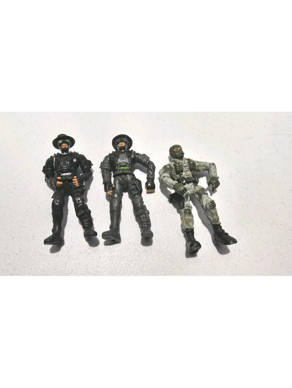 Lanard The Corps Military Action Figures Lot of 3 Soldiers 3.75
